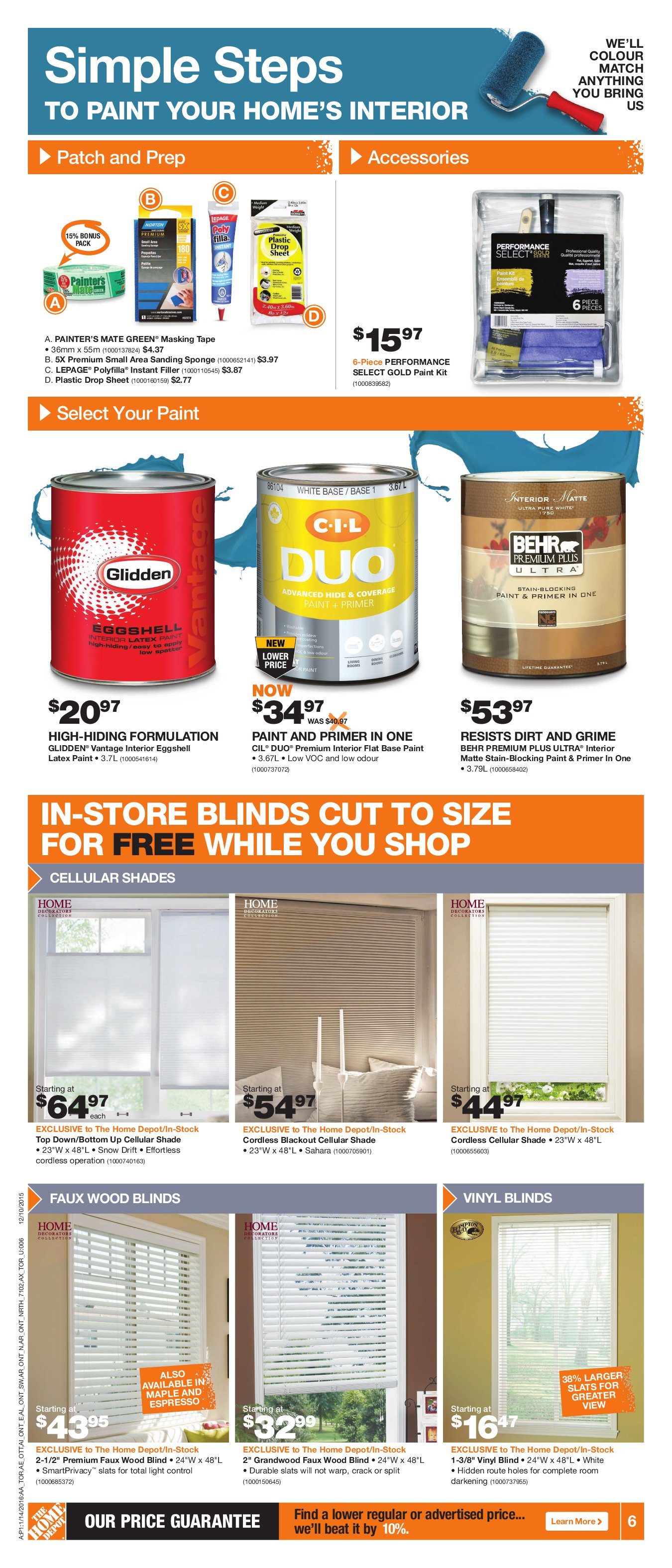 Home Depot Weekly Flyer Weekly Update & Save Event Jan 14 – 20