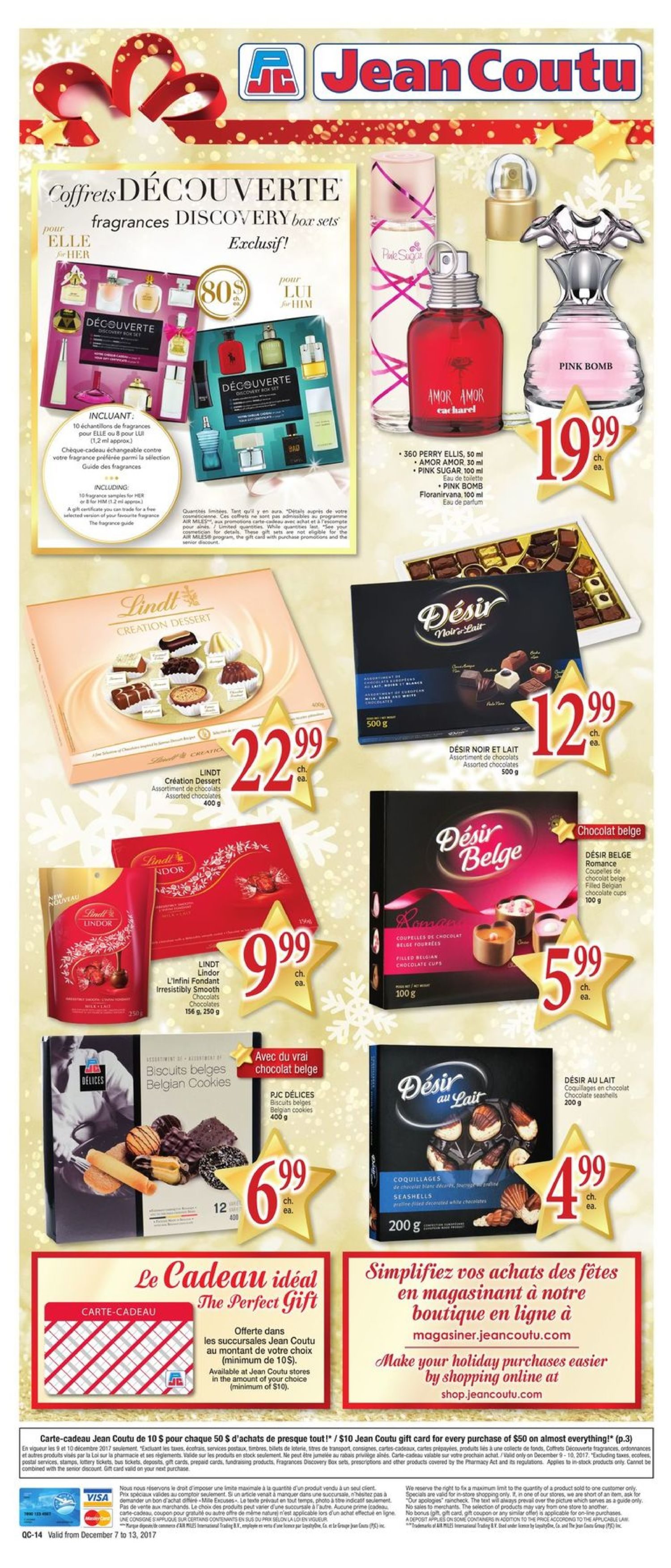 Jean Coutu Weekly Flyer Wrap Up The Holidays Dec 7 13