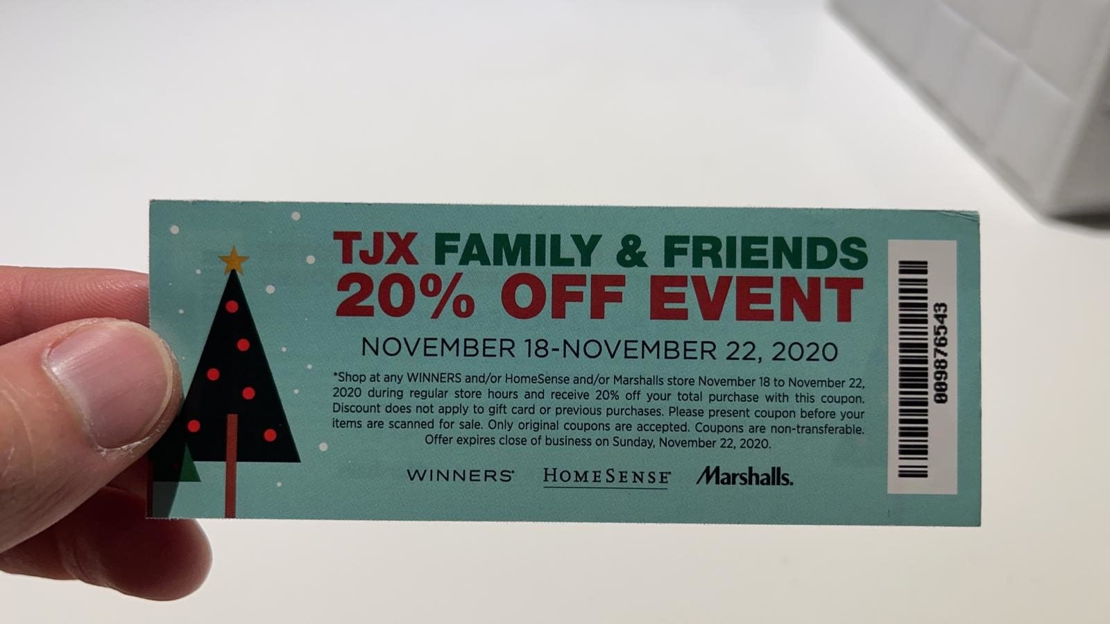 Winners Discount Coupon