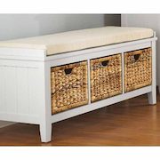 Canadian Tire For Living Verona Wicker Entrance Bench 146 99