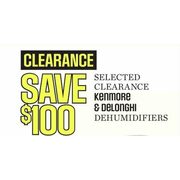 Select Clearance Kenmore and Delonghi Dehumidifiers - $100.00 Off