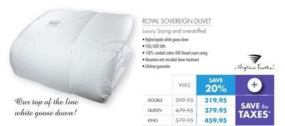 Linen Chest Royal Sovereign Duvet 319 95 To 459 95
