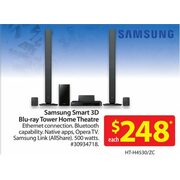 Samsung Smart 3D Blu-Ray Tower Home Theatre - $248.00