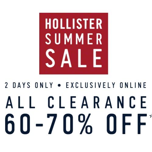 hollister 70 off sale