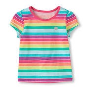 Matchables Rainbow-striped Tee - $2.99 ($6.96 Off)