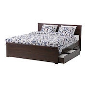 Brusali Bed Frame With 4 Storage Boxes - $296.00