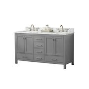 Exclusive To The Home Depot Home Decorators Collection Franklin Square 60" Vanity With Carrara Marble Top - $998.00