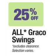 All Graco Swings - 25% off