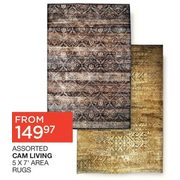 Assorted Cam Living 5' x 7' Area Rugs - From $149.97