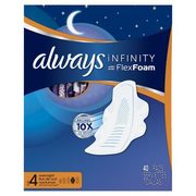 Always Infinity or Tampax Pearl 2.7x - $10.78 ($1.20 off)