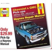 Pick-Up a Haynes Manual - $29.99