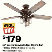 52" Crown Canyon Indoor Ceiling Fan - $1749.00