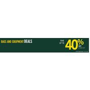 Bags And Equyipment - Up to 40% off