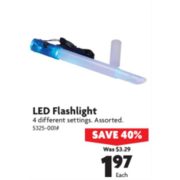 LED Flashlight - $1.97 (40% off)
