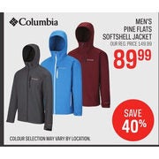 columbia pine flats softshell jacket