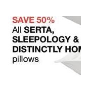 All Serta, Sleepology & Distinctly Home - 50%  off