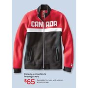 Canada Colourblock Fleece Jackets - $65.00