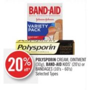 20% Off Band-Aid Kids' or Bandages