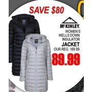 Mckinley women's wells long best sale down jacket