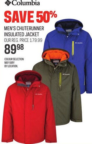 columbia men's chuterunner jacket