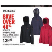 columbia women's marshall pass interchange jacket