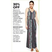 Women's Fashion By Karen Scott, Chaps, Haggar, Ruby Rd. And Style& Co - 30% off