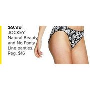 Jockey Natural Beauty And No Panty Line Panties - $9.99