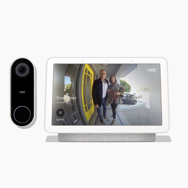google hub and nest hello bundle