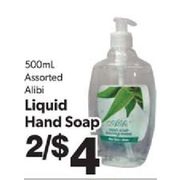 Alibi Liquid Hand Soap - 2/$4.00