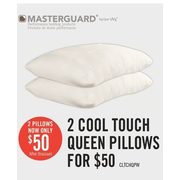 Masterguard 2 Cool Touch Queen Pillows - 2/$50.00