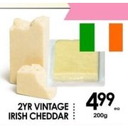 2yr Vintage Irish Cheddar - $4.99