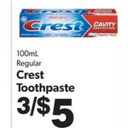 Crest Toothpaste - 3/$5.00