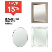 All In-Stock Decorative Mirrors - 15% off