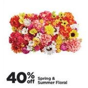 Spring & Summer Floral - 40% off