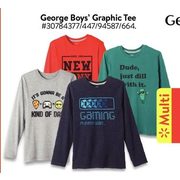 George Boys' Graphic Tee - 3/$12.00