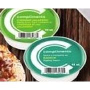 16" Take & Bake Pizza, Compliments Dipping Sauces - Buy 1, Get 2 Free