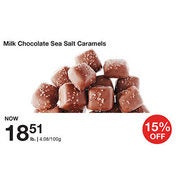Milk Chocolate Sea Salt Caramels  - $18.51/lb (15% off)
