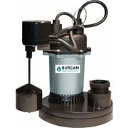 Burcam 1/2 HP Zinc Sump Pump With Float Switch - $179.99