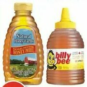 Natural Honey Farms Liquid or Billy Bee Honey - $7.49