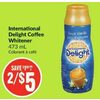 International Delight Coffee Whitener - 2/$5.00 ($1.38 off)