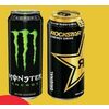 Monster Rockstar Nos Reign or Starbucks Energy Drinks  - 2/$5.50