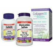 Webber Naturals Eye Health Joint Care or Skin Hair and Nails Vitamins or Supplements  - $21.99