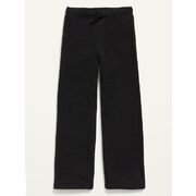 Cozy Plush High-Waisted Wide-Leg Sweatpants For Girls - $20.00 ($9.99 Off)