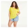 Women+ Rolled Cuff Tee In Yellow - $11.94 ($7.06 Off)