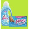Fleecy Fabric Softener, Fleecy Dryer Sheets - $3.99 (Up to $1.80 off)