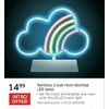 Rainbow Cloud Neon Desktop Led Lamp - $14.99