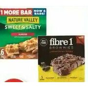 Betty Crocker Fruit Snacks, Fibre 1 or Nature Valley Snack Bars - $3.49