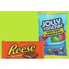Hershey's Family Bars or Joliy Rancher Candy Peg Bag - 2/$4.00 (Up to $0.98 off)