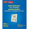Staples Letter Size Clear Sheet Protectors - $13.03 (20% off)