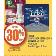 Finish Dishwasher Detergent Or Air Wick Air Care Products - Up to 30% off